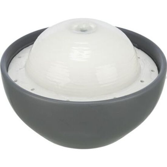 Trixie Vital Dome keramická fontánka na pití 1,5l/20x10x20cm šedá/bílá