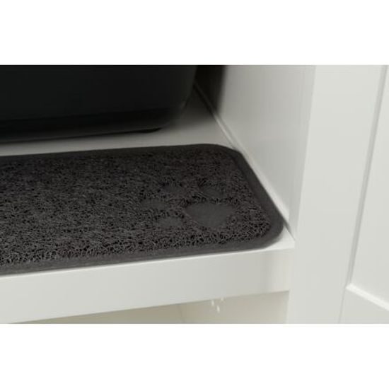 Trixie XL domek na kočičí toaletu 2 poličky MDF 53x90x58cm bílá