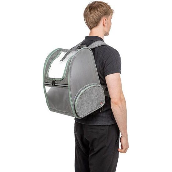 Trixie Transportní batoh CHLOE 39 x 43 x 27 cm do 8 kg světlešedá