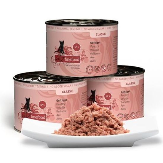 Catz finefood Konzerva CF No.3 s drůbežím masem 200g