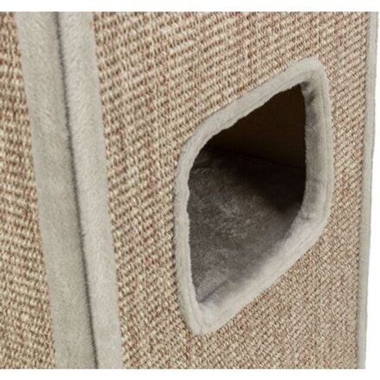 Trixie Škrabací věž JUNO 3 patra 116cm šedá