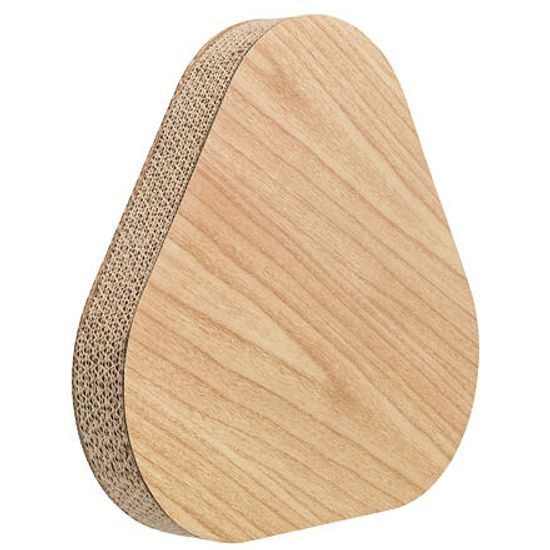 Trixie Škrábací karton image dřevo uvnitř míčky 36x5x36cm