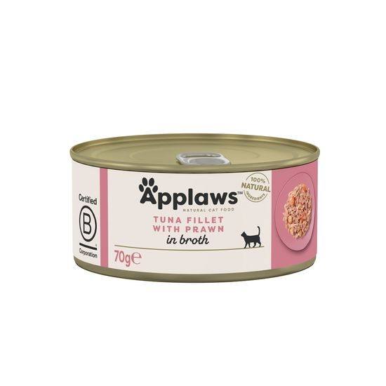Applaws konzerva Cat Tuňák s krevetami