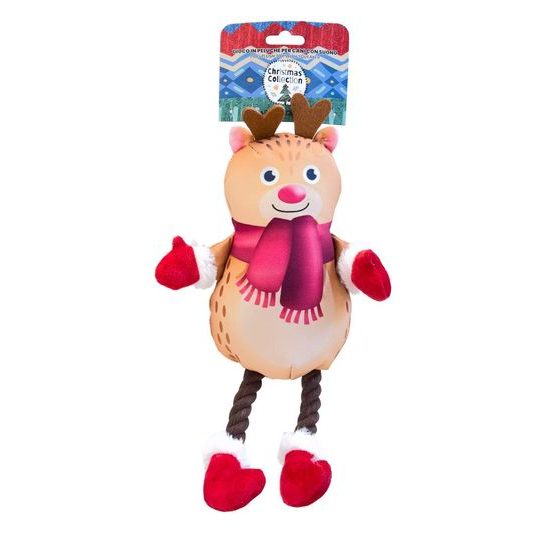 Farm Company Vánoční hračka s lanovými nožičkami 21,5cm