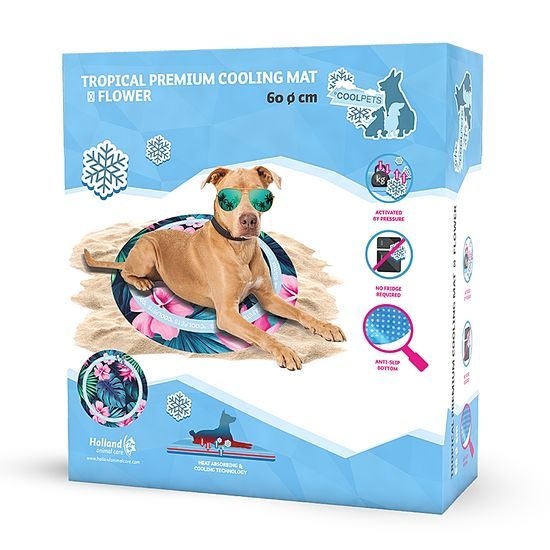 CoolPets Gelová chladící podložka Tropical 60cm