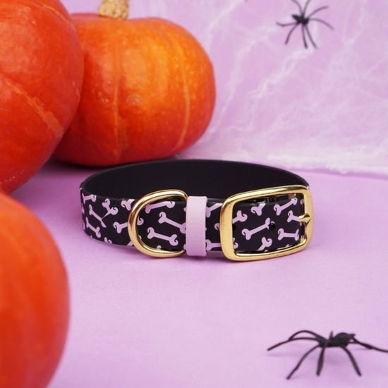 Bura Obojek černý kostičky