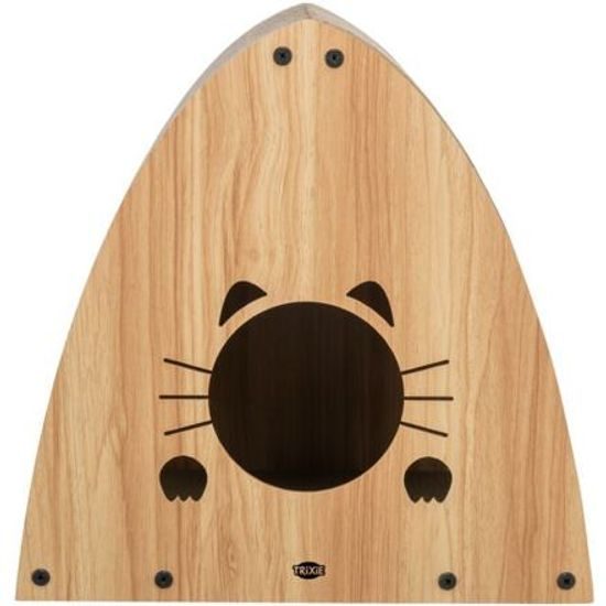 Trixie Škrabací domek s katnipem 48x48x28cm světlešedá