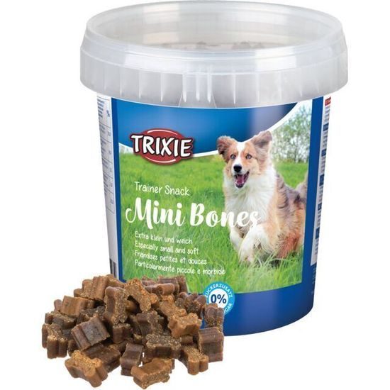 Trixie Trainer snack MINI BONES hovězí jehněčí drůbeží 500 g