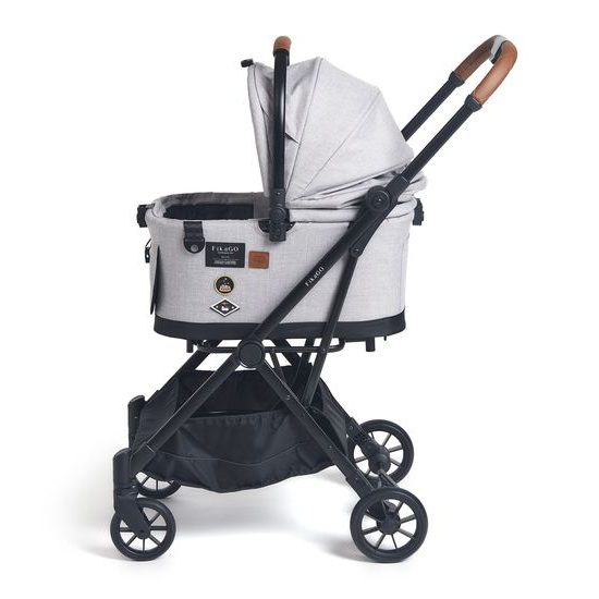 FIKAGO Nosič pro psy a kočky Flytta Grey Husky