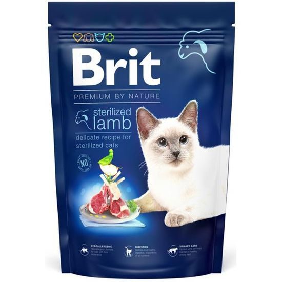 Brit Premium by Nature Cat Sterilised Lamb 1,5 kg
