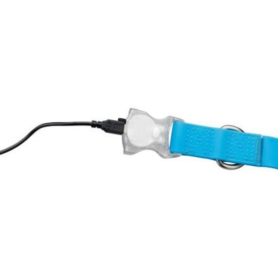 Trixie Neonové vodítko se svítící karabinou