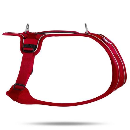 CURLI Postroj pro psy Belka Comfort Red M, 20-30 kg