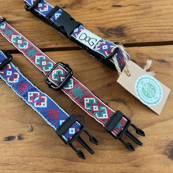 FUNKY DOG Tenký psí obojek 1,5 cm – 100% bavlna