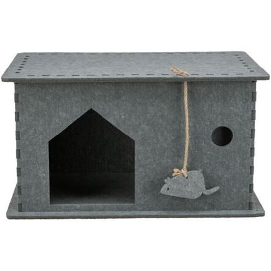 Trixie Filcový domek/jeskyně LENE 54x30x35cm šedá