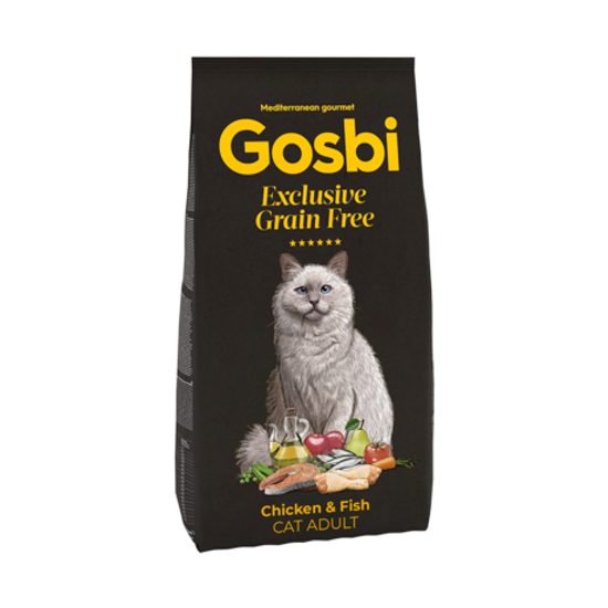 GOSBI EXCLUSIVE CAT ADULT CHICKEN&TURKEY 1,5kg