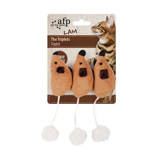 AFP Plyšová myška AFP Lamb 3 ks se šantou