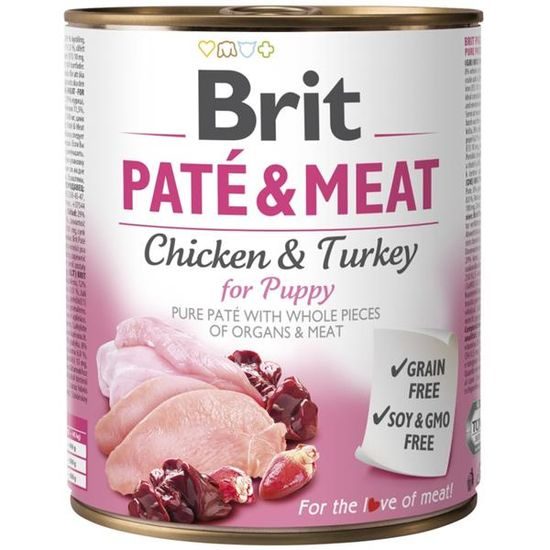 Brit Paté & Meat konzerva Puppy 800 g