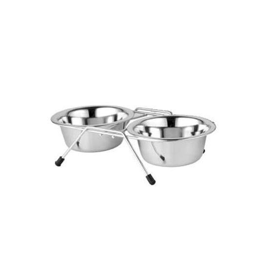 Akinu miska nerez 2 ve stojánku 450ml