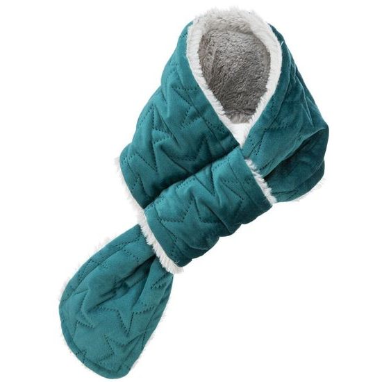 Trixie Vánoční šál pro psy L: 90 cm samet/plyš lila/zelená