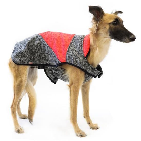 Samohýl Exclusive Obleček svetr Frankie XL oranžovo-šedý 48cm