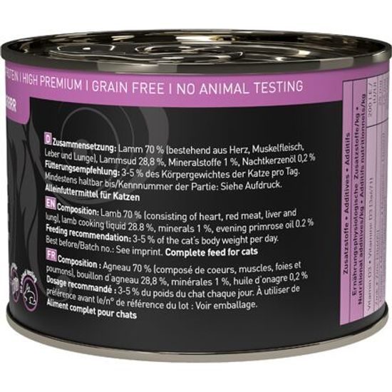 Catz finefood Konzerva CF Purr No.111 s jehněčím masem 200 g