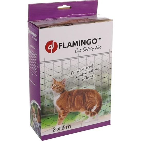 Flamingo Síť ochranná do oken pro kočky flamingo 2x3m 11m