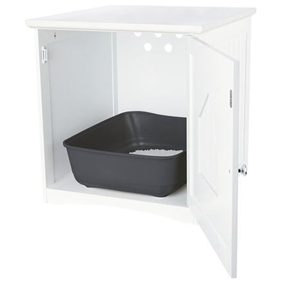 Trixie Skříňka na kočičí toaletu 49x51x51cm bílá (např 4018)