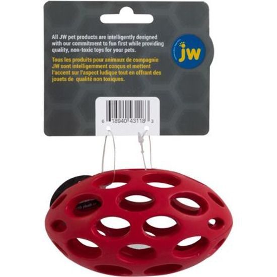 JW Pet JW Hol-EE Football děrovaný rugby míč Small