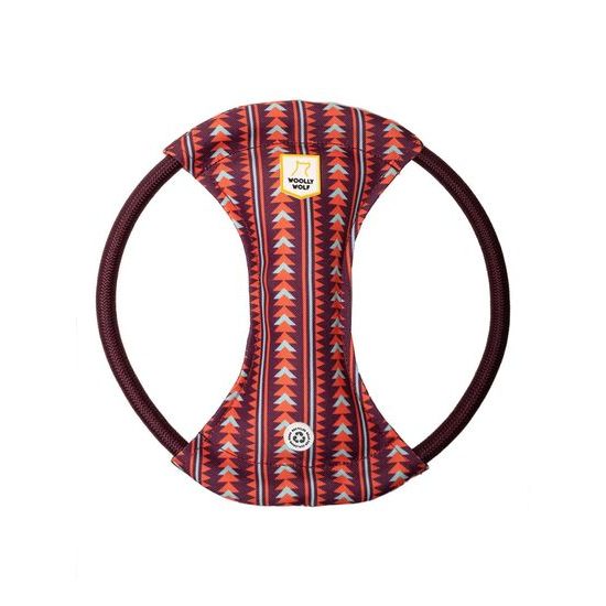 Woolly Wolf Polar Night Squeaky Frisbee