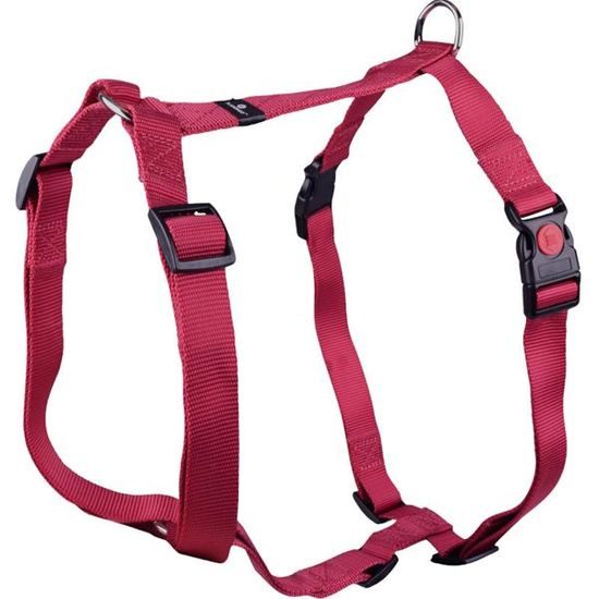 Flamingo Postroj nylon Ziggi vínový XL 2,5x70-110cm