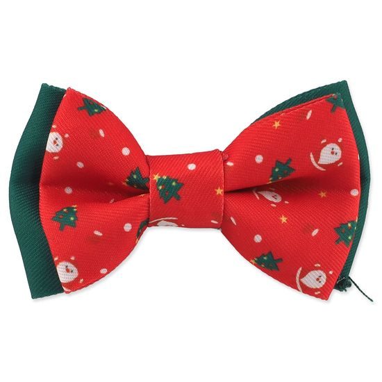 Dog fantasy Motýlek Winter Tale Vánoční 10x6cm 2ks