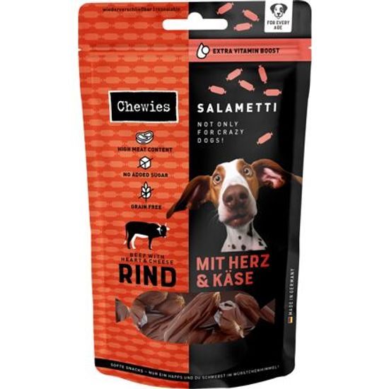 Chewies Salametti Hovězí maso srdce a sýr 60 g