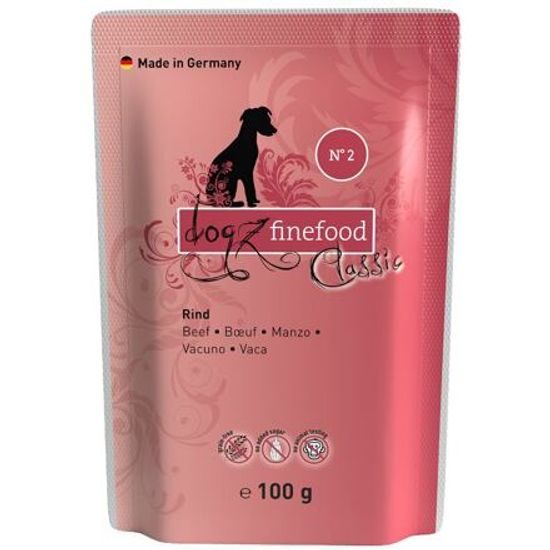 Dogz finefood Kapsička No.2 s hovězím masem 100 g