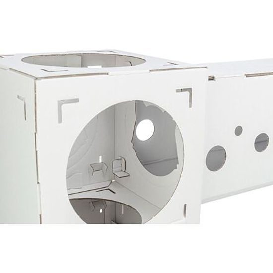 Trixie FINCA FELICE kartonový nábytek pro kočky 125x62x62cm nosnost 8kg bílá