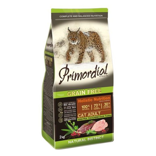 Primordial Cat Adult Duck & Turkey 2 kg