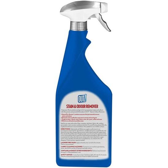 OUT! odstraňovač zápachu a nečistot 750ml