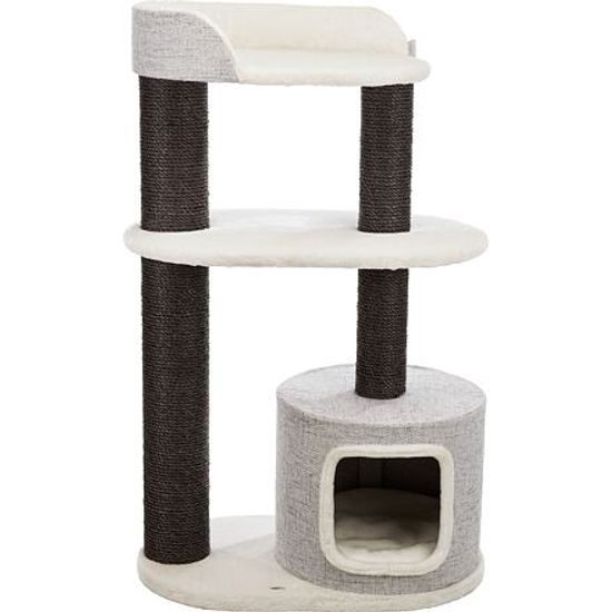 Trixie XXL škrabadlo CARA 2 patra kukaň 128cm bílá/hnědá