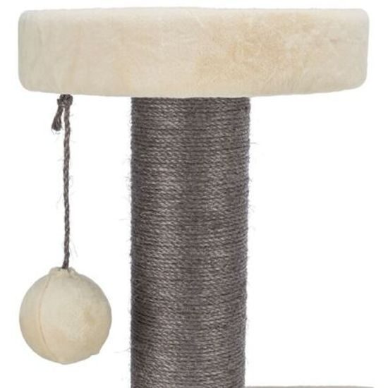 Trixie Škrabadlo MARCELLO 140cm 4 podesty kukaň míč krémová/šedá