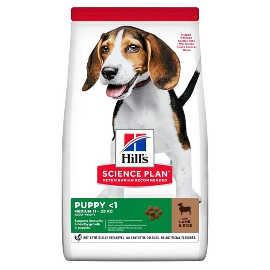 Hill's Science Plan Puppy Medium Lamb&Rice 14 kg