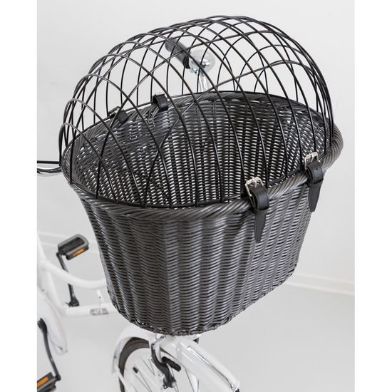 Trixie Transportní košík na řidítka 44 x 34 x 41cm antracit (max. 5kg)