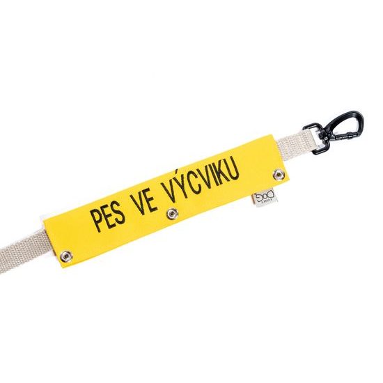 FUNKY DOG Žlutý návlek na vodítko
