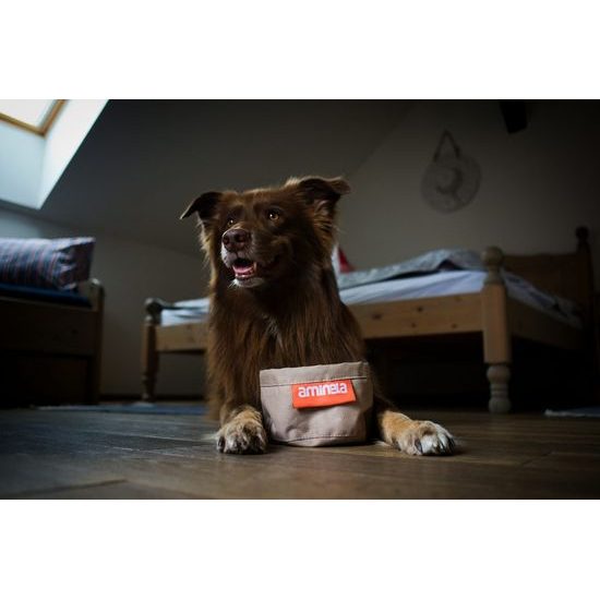 Aminela Cestovní miska béžová 1,5l