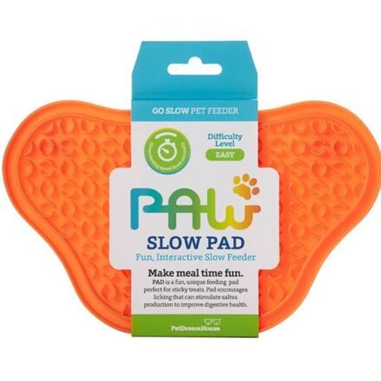 PetDreamHouse lízací podložka Paw Lick Pad oranžová