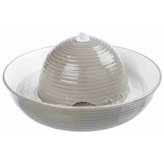 Trixie Pítko fontána VITAL FLOW keramická 1,5l šedo/bílé