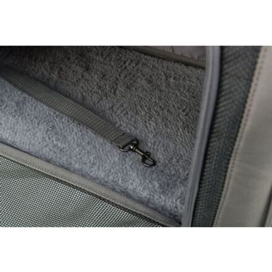 Trixie Cestovní taška FINLAY 43x26x32cm do 10kg nylon černá/šedá