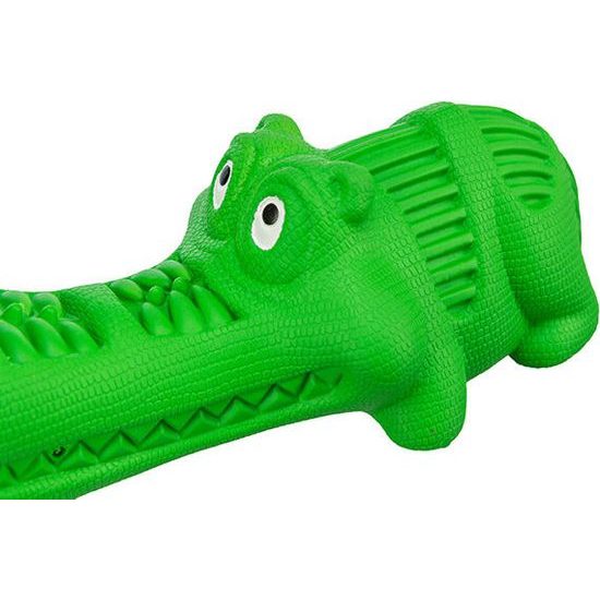 Trixie DOG ACTIVITY krokodýl na pamlsky 18 cm přírodní guma zelená