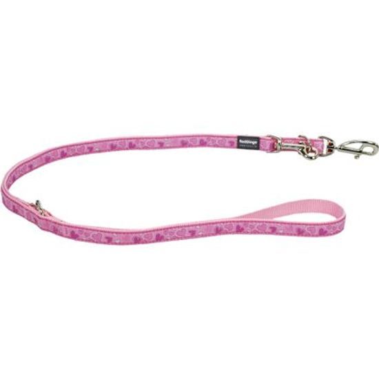 Red Dingo Vodítko přepínací 15 mm x 2 m Breezy Love Pink