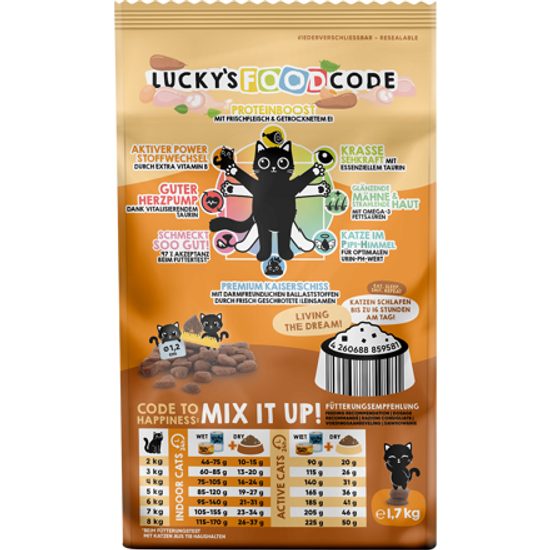 Lucky Lou Adult Geflügel & Ente s kachním 1,7 kg