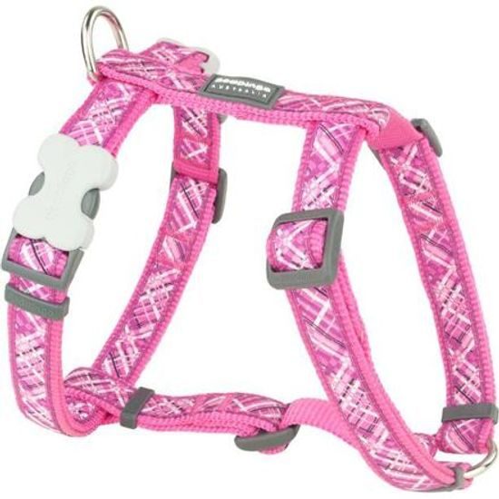 Red Dingo Postroj 25 mm x 71-113 cm Flanno Hot Pink