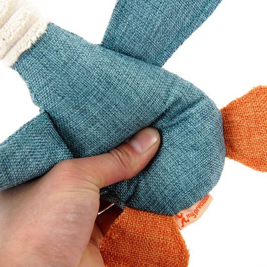 Reedog Plush Duck XXL šustící plyšová hračka s pískátkem 50 cm